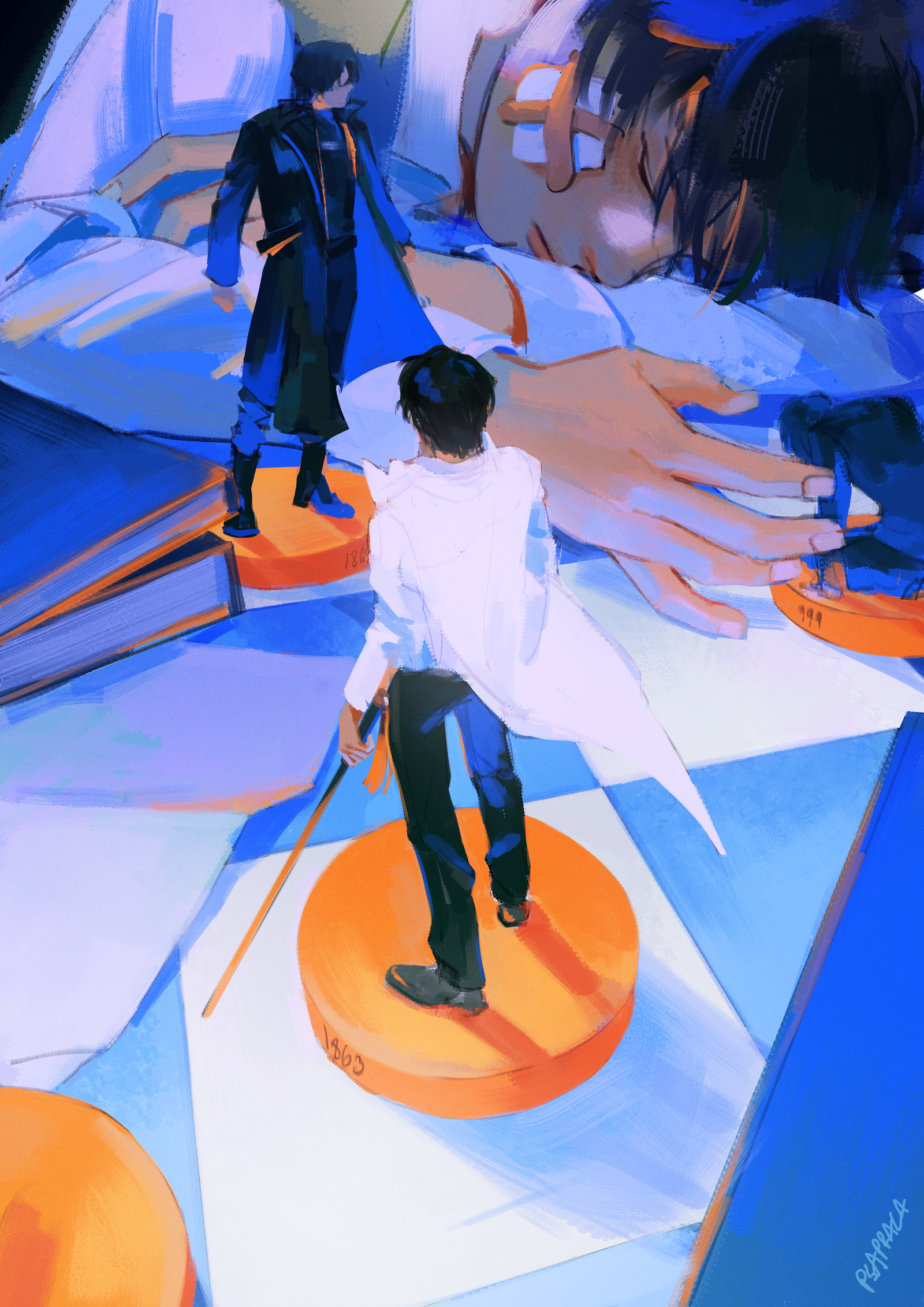 Secretive Plotter Illustration