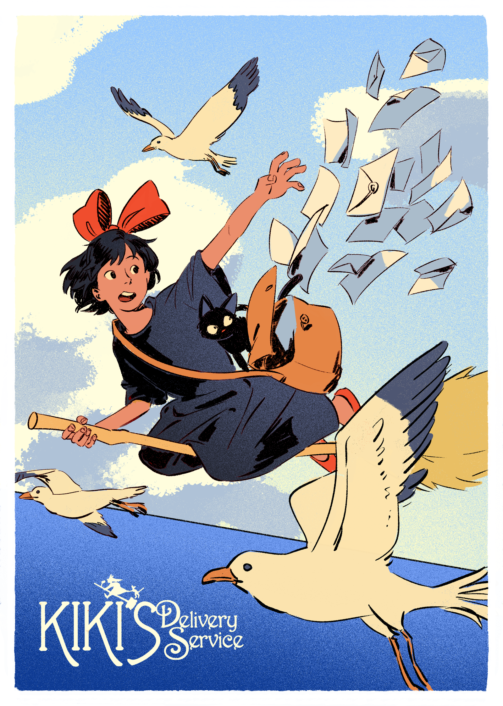 Kiki's Delivery Service Illustration